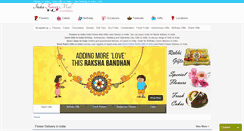 Desktop Screenshot of indiaflowermall.com